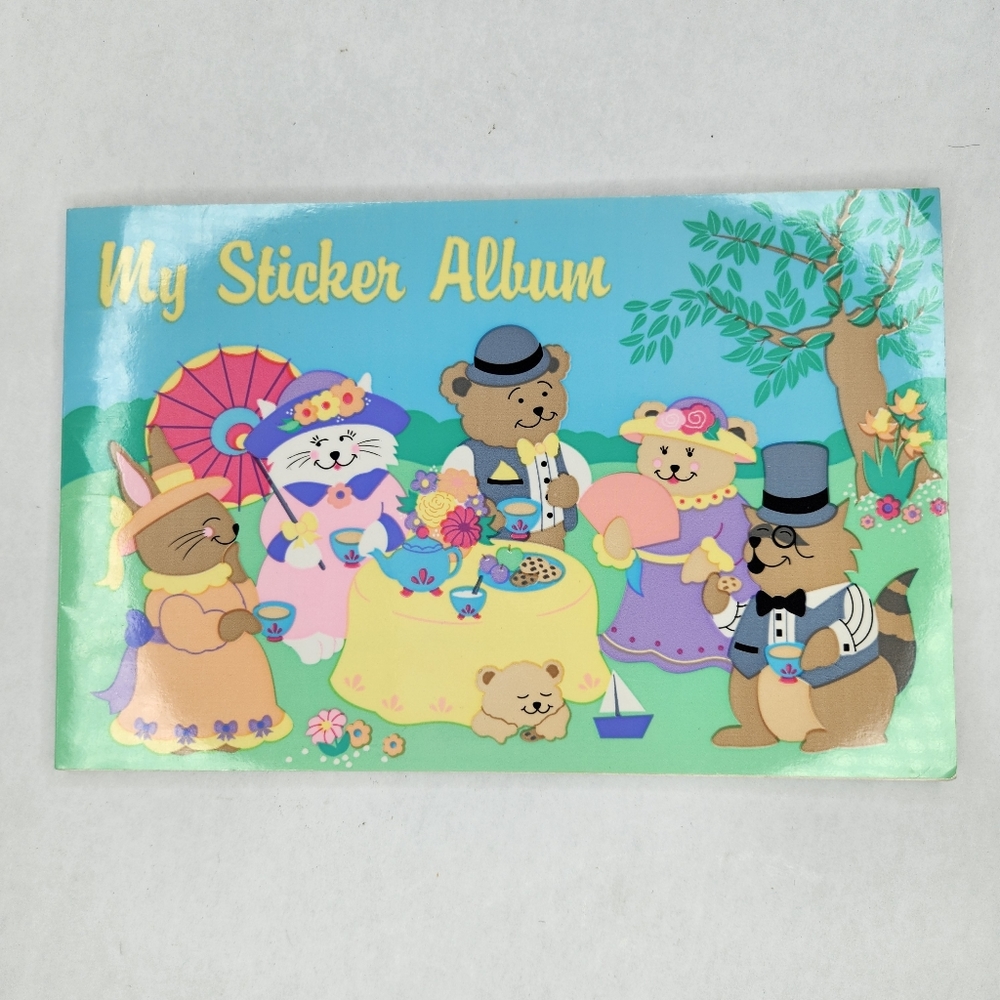 1994 Sandylion Animals Picnic My Sticker Album Vintage Unused Canada